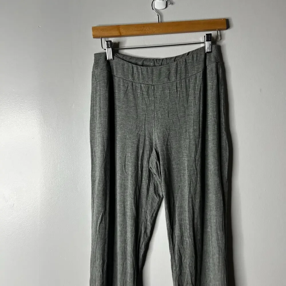 Soma Cool Nights Pajama Nightgown‎ Set Medium Lace Sleepwear Lightweight Gray